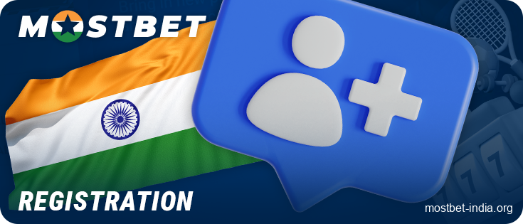 Registering a new account with Mostbet India