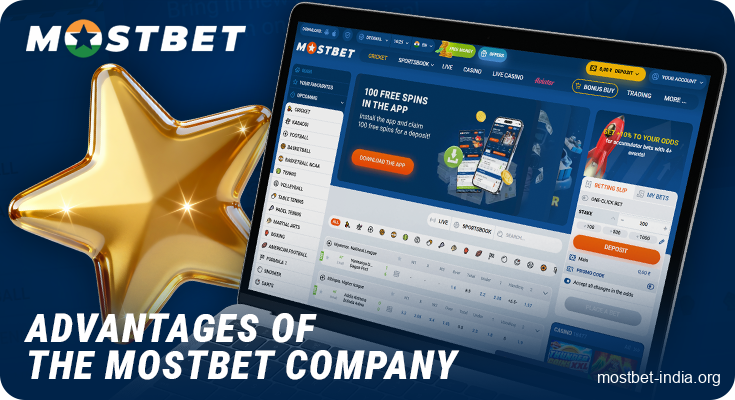 Advantages of Mostbet bookmaker for players from India