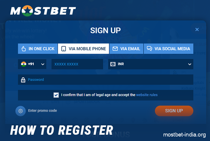 Sign Up at Mostbet for Sports Betting and Casino
