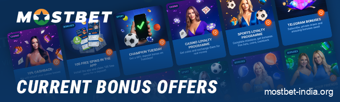 List of Mostbet Bonuses for Players from India
