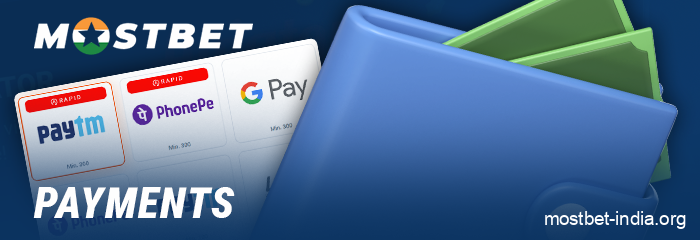 Payment Methods for Indian Players at Mostbet Casino