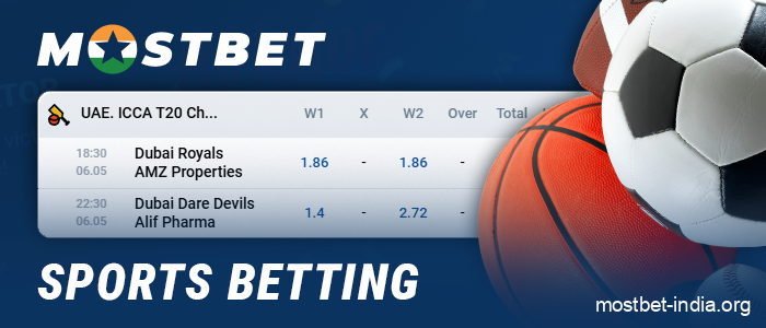About Sports Betting at Mostbet India