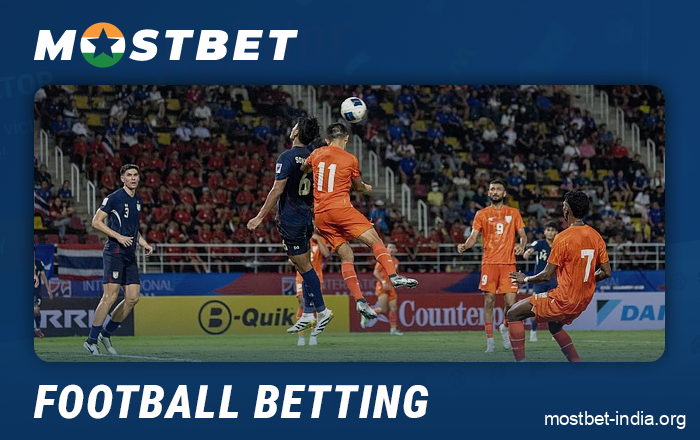 Football Betting at Mostbet India