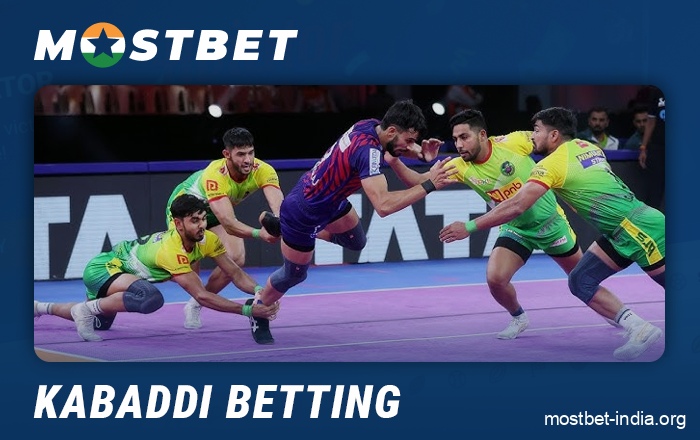 Place bets on Kabaddi at the Mostbet bookmaker