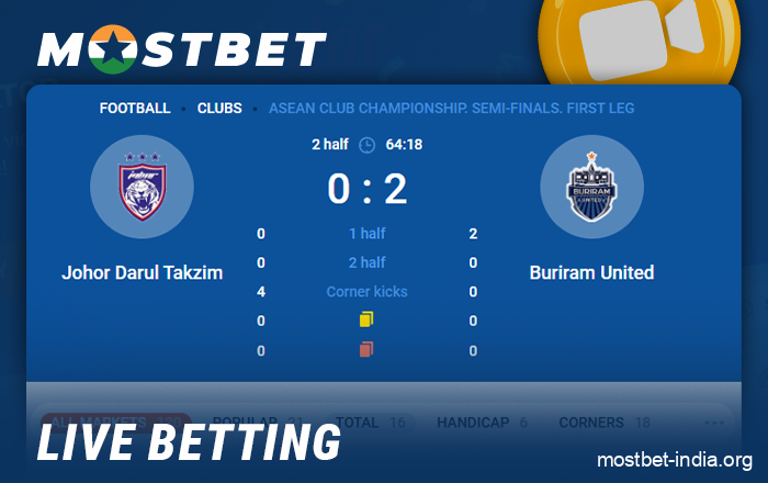 How Live Betting Works at Mostbet